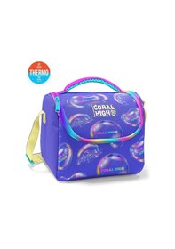 Resim Coral High Kids Lavanta Pembe Baloncuk Desenli Thermo Beslenme Çantası 11889 