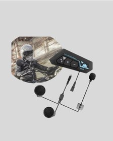 Resim Bt22 Kablosuz Kask Kulaklığı Bluetooth 5.0, Intercom, Su Geçirm 