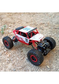 Resim Mega Oyuncak Rock Crawler 4x4 WD Arazi Kaşifi Şarjlı Uzaktan Kumandalı Jeep 