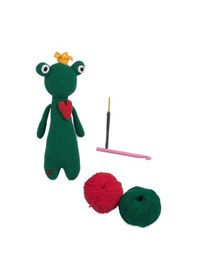 Resim Amigurumi Organik Oyuncak-uyku Arkadaşı Kurbağ-örme Kurbağ-örme Bebek 