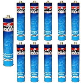 Resim Dayson Extra Poliüratan Silikon Mastik 15 Adet 280Ml Beyaz Beyaz 