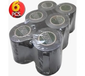 Resim Filo Pvc Isı Yalıtım Eklektrik İzolasyon Bandı 50 mm x 25 Yrd Siyah 6 Adet 