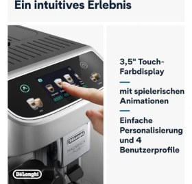Resim Esmo Home De'longhi Magnifica Plus ECAM322.70.SB Tam Otomatik Espresso Cappuccino Makinesi 