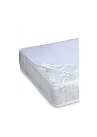 Resim Mycey Çift Kişilik Sıvı Geçirmez Alez 160x200 Cm Micro Kumaş Köşelerinden Lastikli Beyaz 