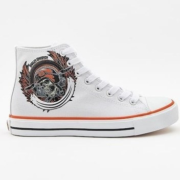Harley Davidson 023z100150 Pittsburgh White Kadın Sneaker 001