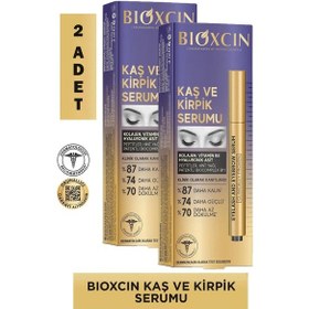Resim Bioxcin Kolajen Ve Hyaluronik Asit İçerikli Kaş Ve Kirpik Serumu 2 x 3 ML 