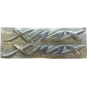 Resim Yamaha Xmax 250-300 Sele Altı 3d Amblem Sticker Takım İthal 2009-2023 