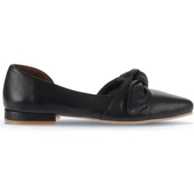 Resim Bueno Shoes Siyah Deri Kadın Babet 01WA0301 