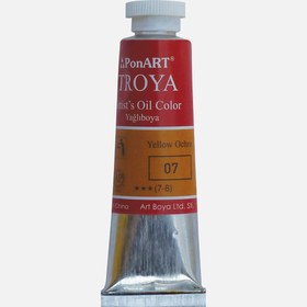 Resim PonArt Troya Yağlı Boya Tüp 07 Ocker Sarı 37 ml 