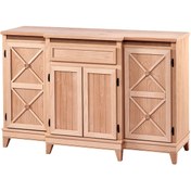 Resim Mavikoltukdöşeme Ms - Kns 120 / 150 Cm Antik Konsol Cilasız Ham Ahşap 