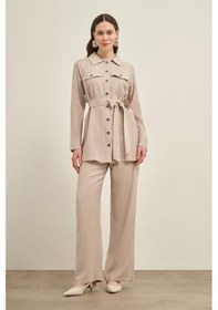 Resim FTZ Women Ftz Pantolonlu Takım Taş 31030 Taş 