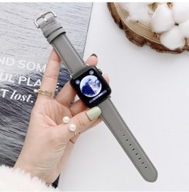Resim Sones D Karakter Toka Pürüzsüz Doku Watch Band iOS Uyumlu Watch Serisi 9-8-7 41mm / Se 3-se 2-6-se-5-4 40mm / 3-2-1 38mm 