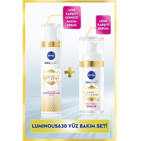 Resim Nivea Luminous630 Leke Karşıtı Gündüz Yüz Kremi 40 ML + Luminous630 Leke Karşıtı Serum 30 ML 