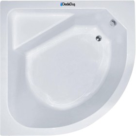 Resim Renkli Oturmalı Küvet | Jakuzi | Menderes | Sanacryl - 140x140 / Beyaz / 1 Kişilik 