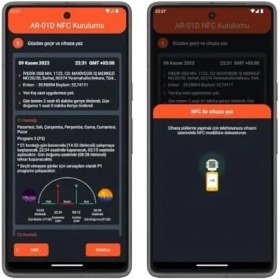 Resim Nacario AR-01D-NFC Astronomik Zaman Saati 