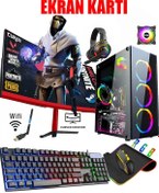 Resim DMC Nx52 (PUBG GTA 5) Ryzen 5 5500,32gb Ram,1 Tb Hdd 256gb Ssd,rx580,23.8"oyuncu Masaüstü Bilgisayar 
