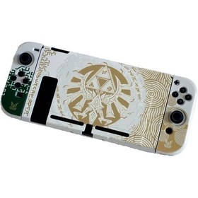 Resim Jzcat Nintendo Switch Bölünmüş Kılıf Oyun Teması Renkli Kılıf Sert Kılıf-a171 