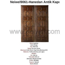 Resim Neiwel Hanedan Antik Ahşap Kapı 