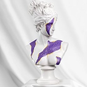 Resim Hedgehog Art Shop Diana 'Contagion' Dekoratif Heykel, Pop Art Roma Yunan Heykelleri 