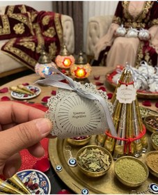 Resim Evren Hediyelik -kına Gecesi İçin Kese İçinde Kına-50 Adet 