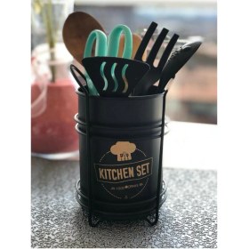 Resim MCM Group Italyan Siyah Metal Kaşıklık 