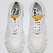 Resim Bueno Shoes Beyaz Sarı Deri Kadın Sneakers 01wt4704 