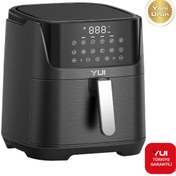 Resim M25 Maxifry Pro 5.5 L Siyah Smart Airfryer Fritöz Yui