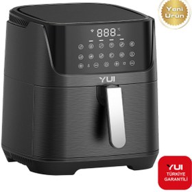 Resim M25 Maxifry Pro 5.5 L Siyah Smart Airfryer Fritöz 