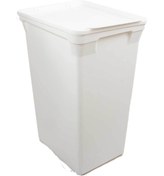 Resim QUTU Trashbin Beyaz 40 L Plastik Çöp Kovası 
