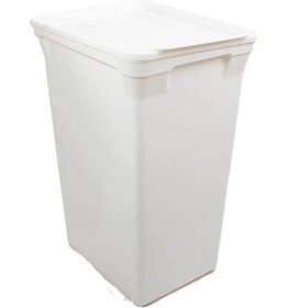 Resim QUTU Trashbin Beyaz 40 L Plastik Çöp Kovası 