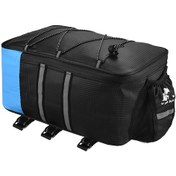 Resim Reedark Mavi Bisiklet Raf Çantası, Pu+köpük Malzeme, 31x20x15 Cm, 255g, Yük Taşıma Fonksiyonu Mavi 