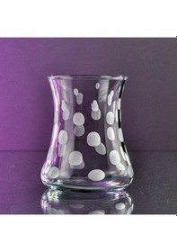 Resim Decocia Kazaan 6lı Çay Bardağı 170cc Hotpoint Desenli Şeffaf 