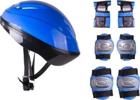 Resim Toprockstore Çocuk Kask Dizlik Dirseklik Koruyucu Set 7 Parça 