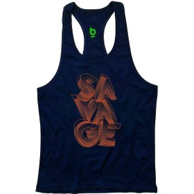 Resim Bluu Savage Fitness Gym Tank Top Sporcu Atleti (528806991) 