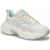 Resim Lumberjack Fanto Memory Foam Tabanlı Fileli Kadın Sneaker Spor Ayakkabı Kırık Beyaz 