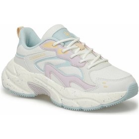 Resim Lumberjack Fanto Memory Foam Tabanlı Fileli Kadın Sneaker Spor Ayakkabı Kırık Beyaz 
