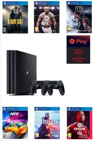 Resim Sony Playstation 4 Pro 1 Tb (Teşhir Ürünü) + 2. Ps4 Kol + 1 Yıllık Ea Play Üyeliği + 44 Dijital Oyun 