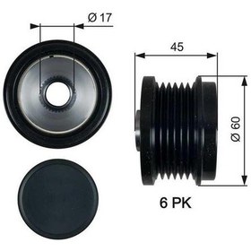 Resim Esse Oto - Focus-fiesta-cmax/mazda/volvo Alternatör Kasnağı 10- Gts Oap7155 Av6n 10300 Ge 