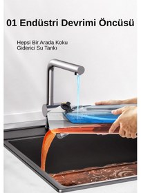 Resim Uwant D500 Vakum + Mop Kendini Temizleme Özellikli 17.000Pa Islak Kuru Şarjlı Süpürge 