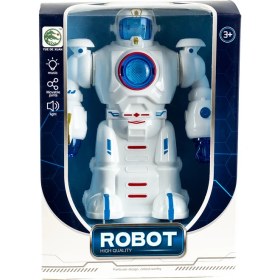 Resim Doop Market Robot - Oyuncak Robot - Işıklı - Sesli - Hareketli - Beyaz - Oyuncak 