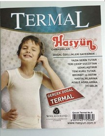 Resim Hasyün Erkek Çocuk İnce İçlik Yün Atlet 520 - 2 Adet 001 
