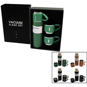 Resim OMZ ÇANTALI 500ML 3 PARÇA BARDAKLI ÇELİK TERMOS SETİ (4767) - MRK4536-9749 0,89 L Çelik Çok Renkli 