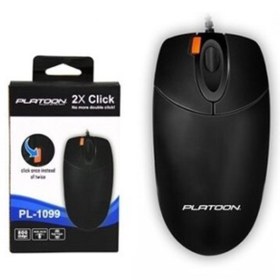 Resim Platoon PL-1099 Çift Click Kablolu Mouse 