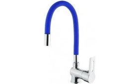 Resim No 35 Moda Esnek Kıvrılabilir Renkli Silikon Oynar Başlıklı Musluk Bataryası Başlığı Kubar 