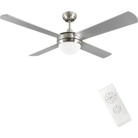 Resim Dlc Alızee Krom Tavan Vantilatörü 132 cm 