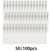 Resim 50/100 adet 2 3 5ml Plastik Damlatıcı Şişeler, Kokusuz, Parfüm Örneği Konteyneri İçin 