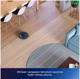 Resim AyrStore 2000 Serisi Islak Kuru Moplu Robot Süpürge, Yüksek Emiş Gücü, Uzun Çalışma Süresi, Homerun 