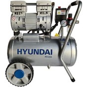 Resim Hyundai HM1024S Hava Kompresörü Sessiz & Yağsız 750W 24 L 