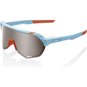 Resim %100 S2 Hiper Silver Mirror Lens Soft Tact İki Tonlu Bisiklet Gözlüğü Yüksek Performans İçin 