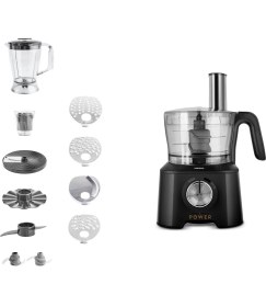 Resim Karaca Mastermaid Power 10 In 1 Mutfak Robotu Black 